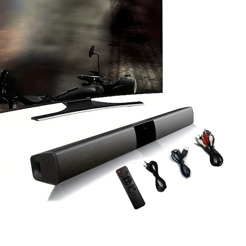 40W Soundbar Speaker Wired/Wireless Bluetooth TV Soundbar Bass Surround Sound Subwoofer Excelent Sound Source Home Theater