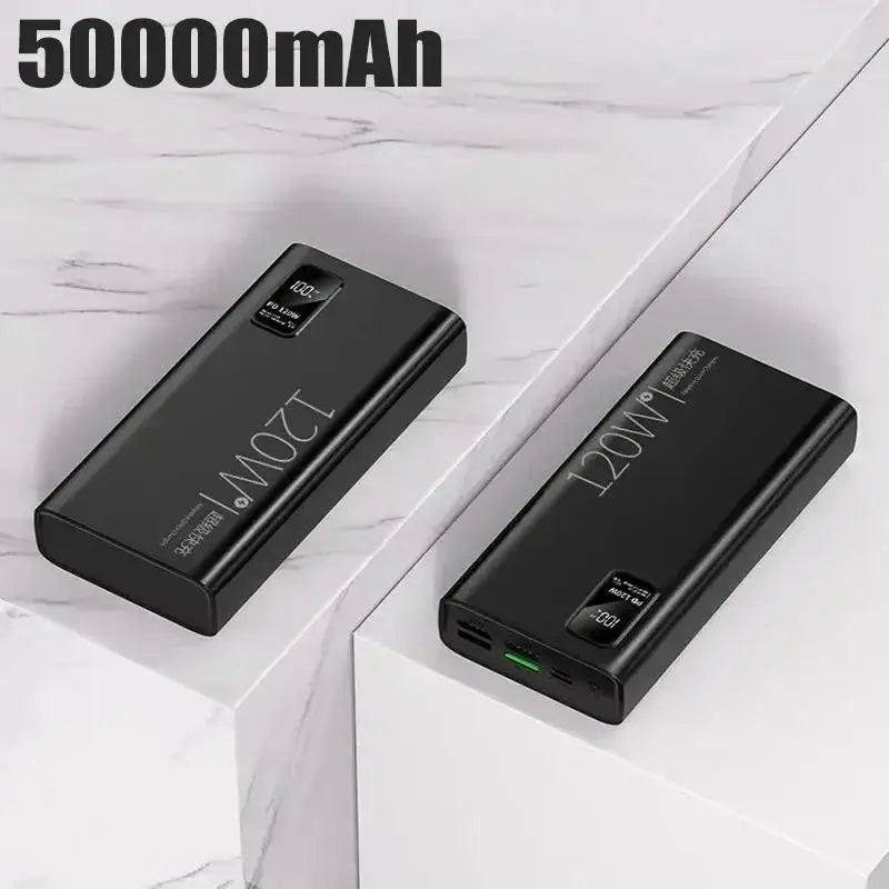 Xiaomi 50000mAh Power Bank 120W Super Fast Charging Sufficient Capacity Powerbank Portable Battery Charger For iPhone Samsung