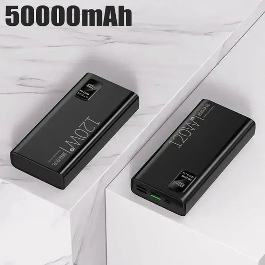 Xiaomi 50000mAh Power Bank 120W Super Fast Charging Sufficient Capacity Powerbank Portable Battery Charger For iPhone Samsung